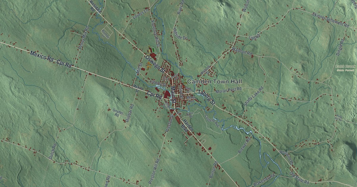 Map of the Town of Camden, New York