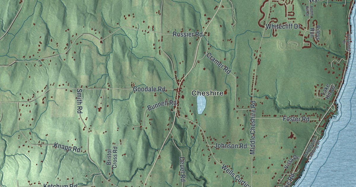 Map of the Town of Canandaigua, Ontario County, New York