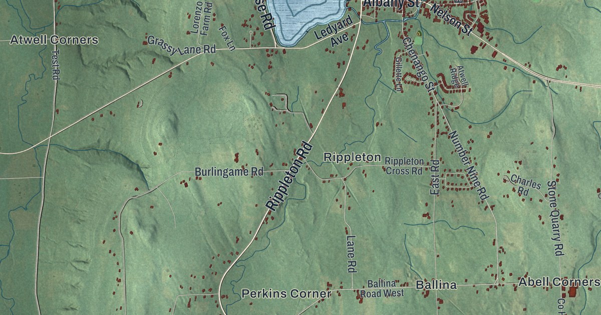 Map of the Town of Cazenovia, New York