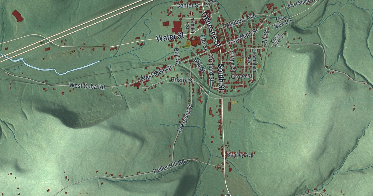 Map of the Town of Cuba, New York