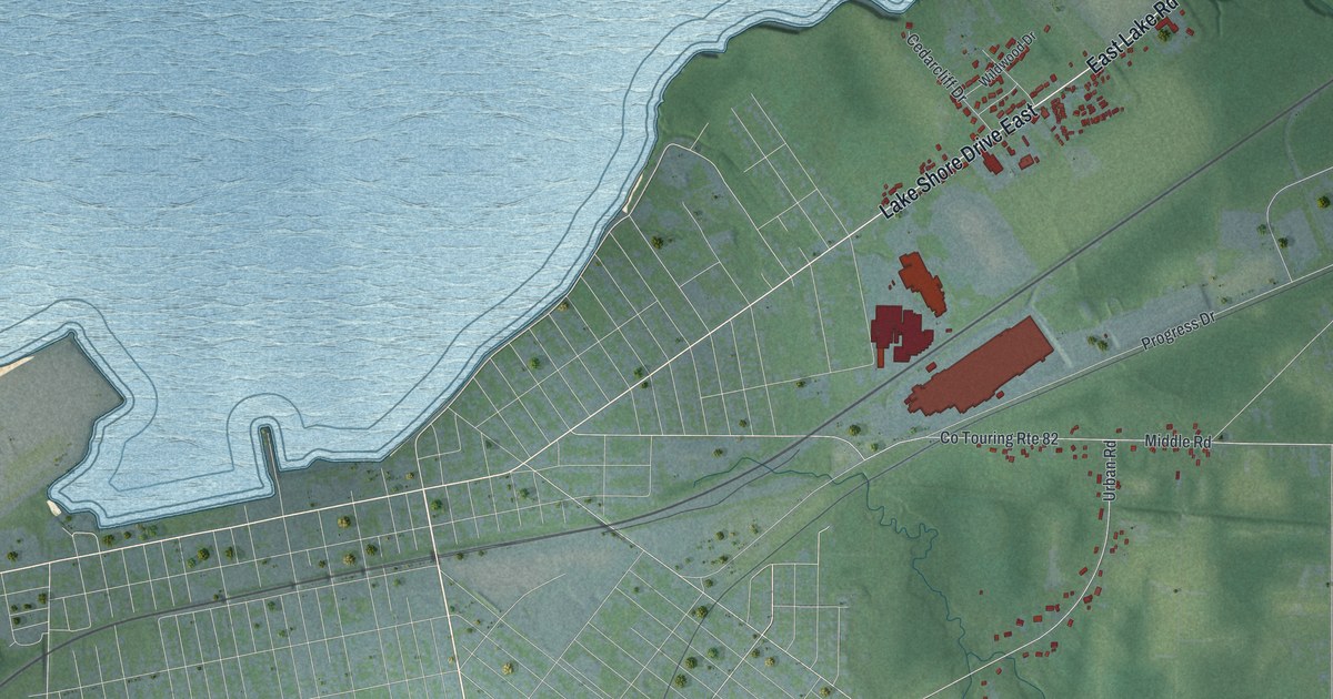 Map of the Town of Dunkirk, Chautauqua County, New York