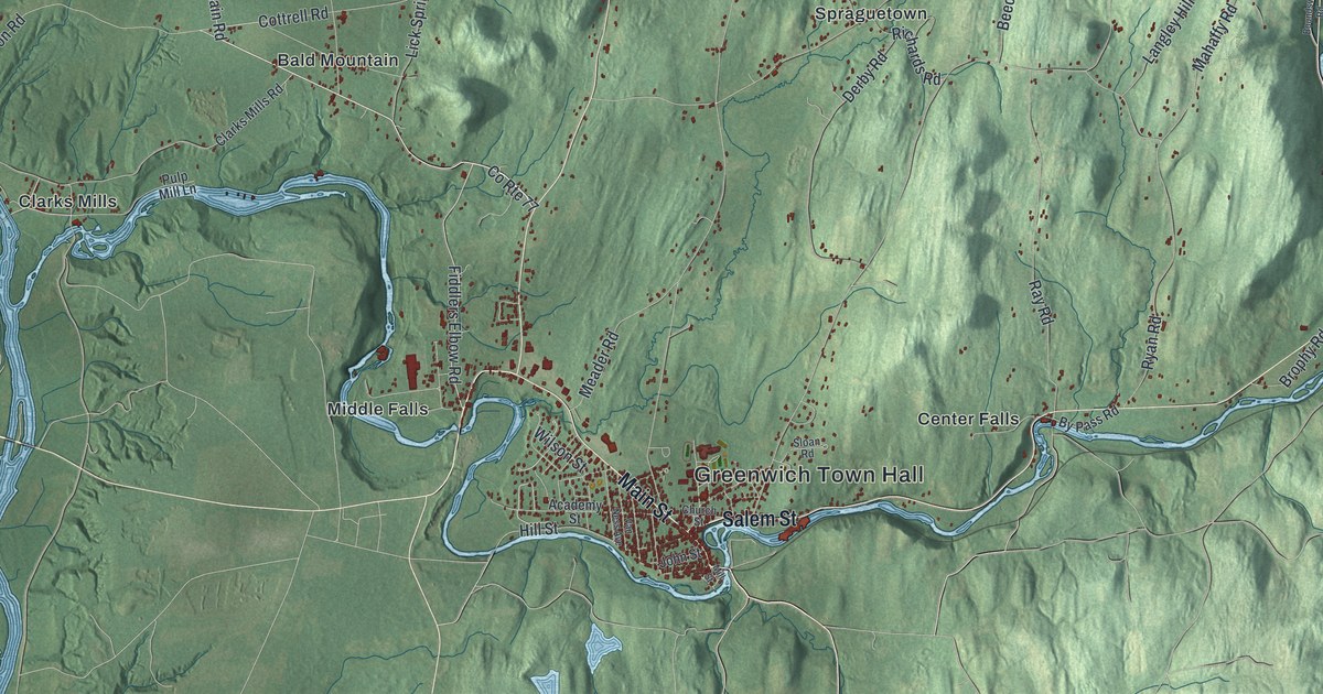 Map of the Town of Greenwich, New York