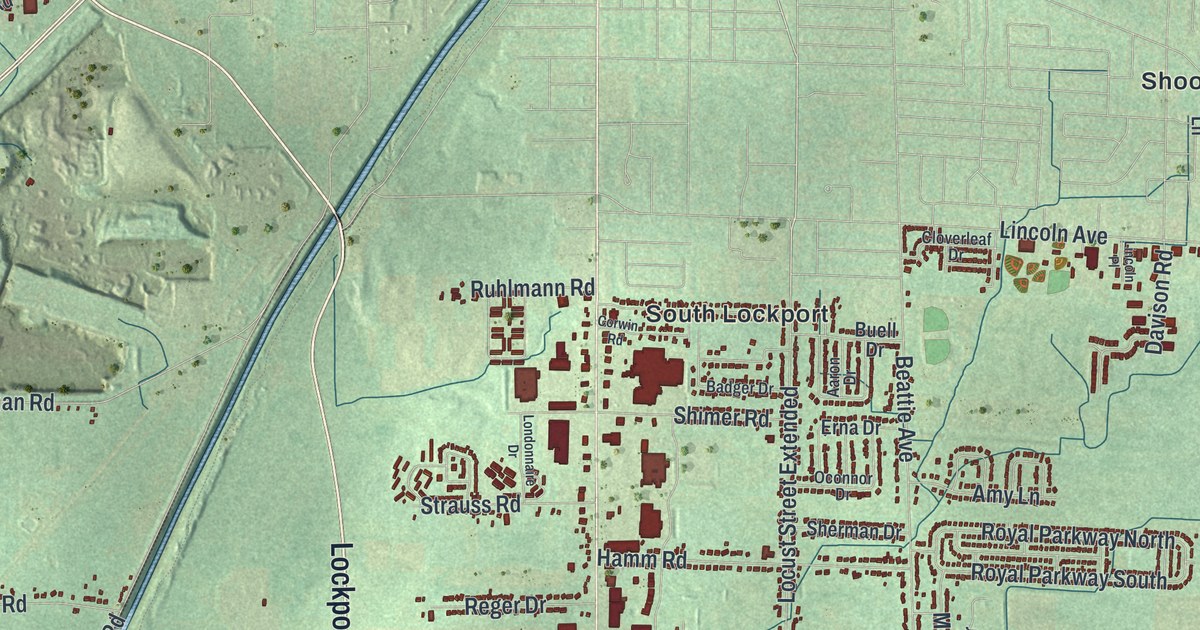 Map of the Town of Lockport, Niagara County, New York