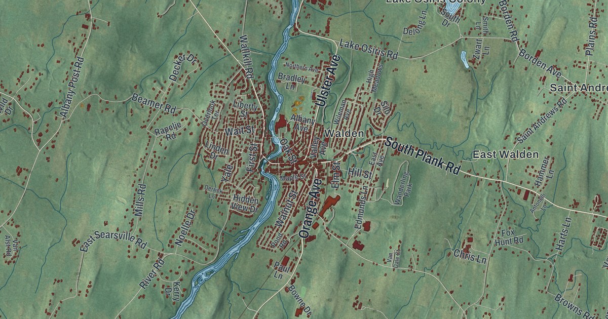 Map of the Town of Montgomery, New York