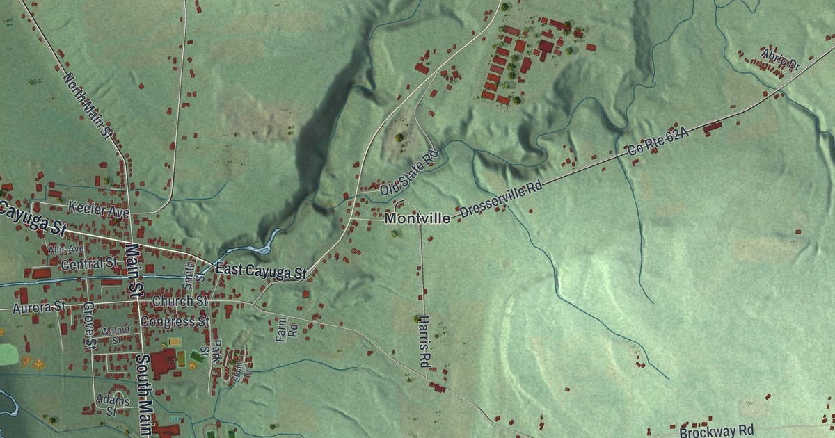 Map of the Town of Moravia, New York