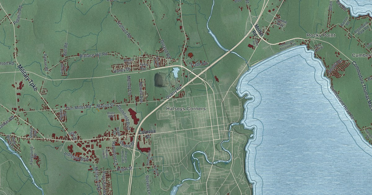 Map of the Town of Plattsburgh, Clinton County, New York