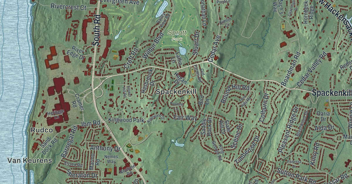 Map of the Town of Poughkeepsie, Dutchess County, New York