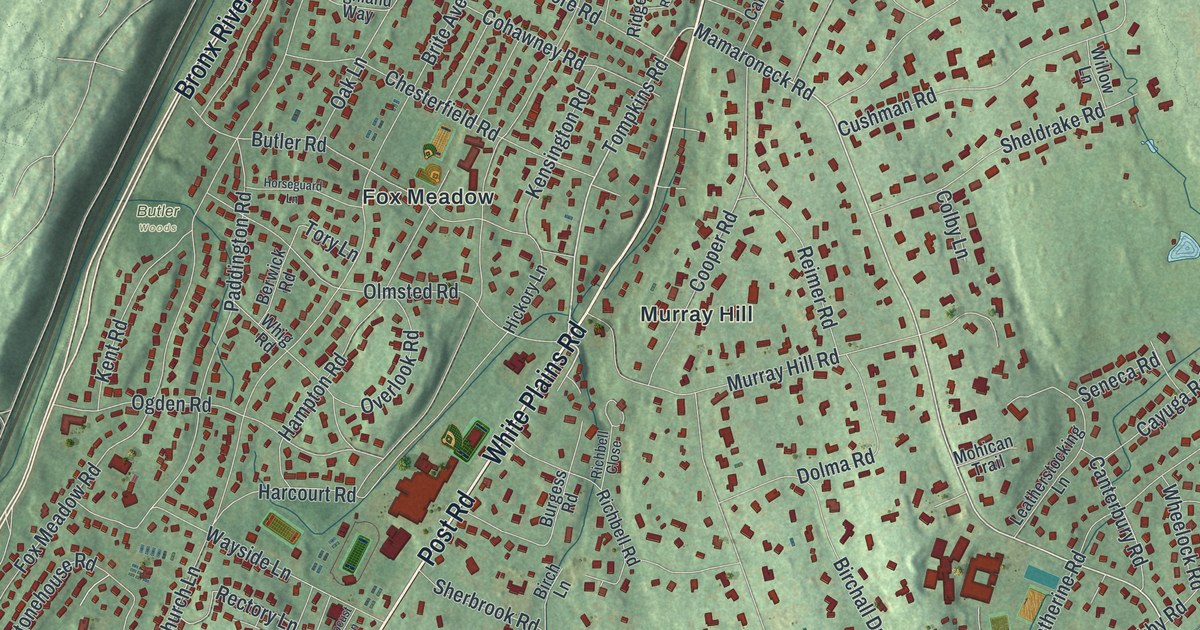 Map of the Town of Scarsdale, New York