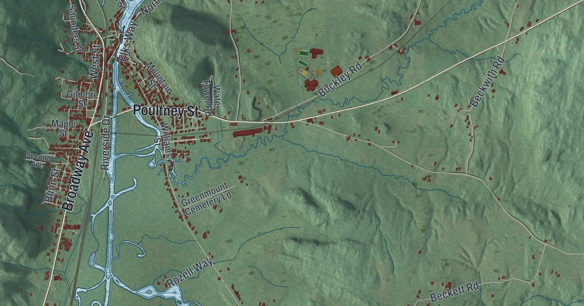 Map of the Town of Whitehall, New York