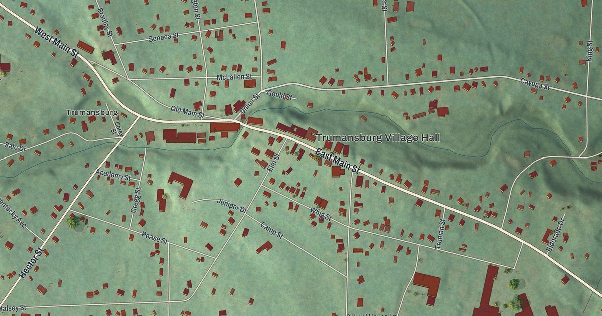 Map of Trumansburg, New York