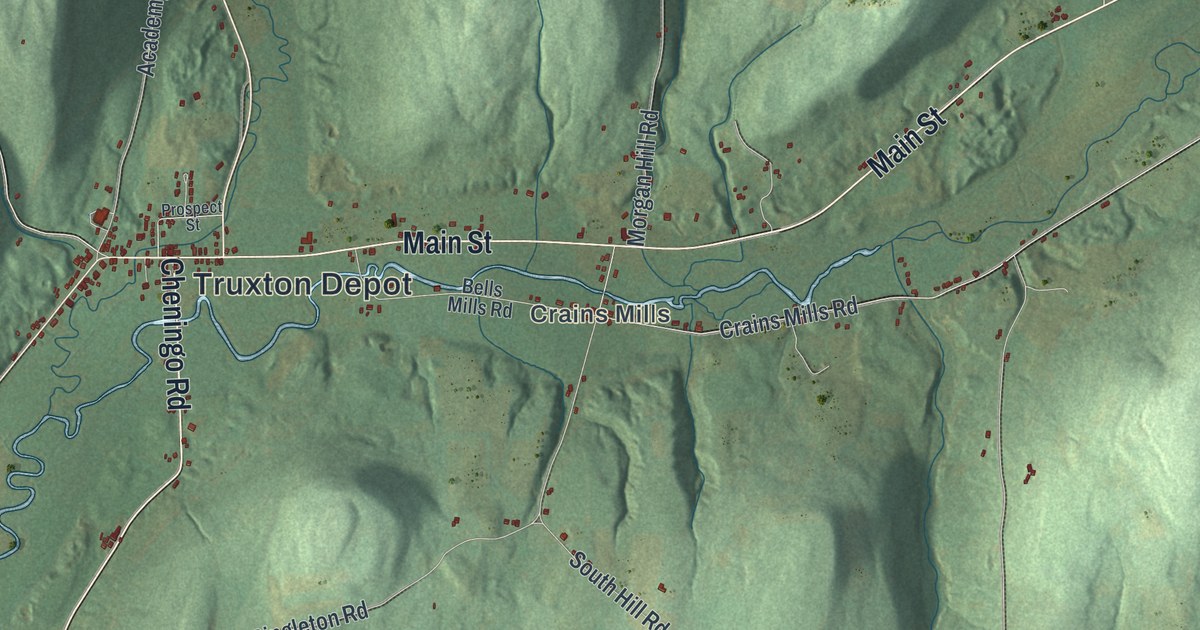 Map of Truxton, New York