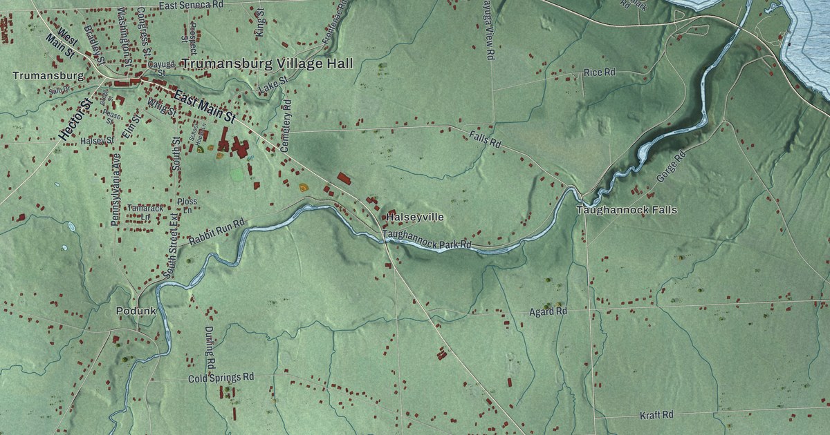 Map of Ulysses, New York
