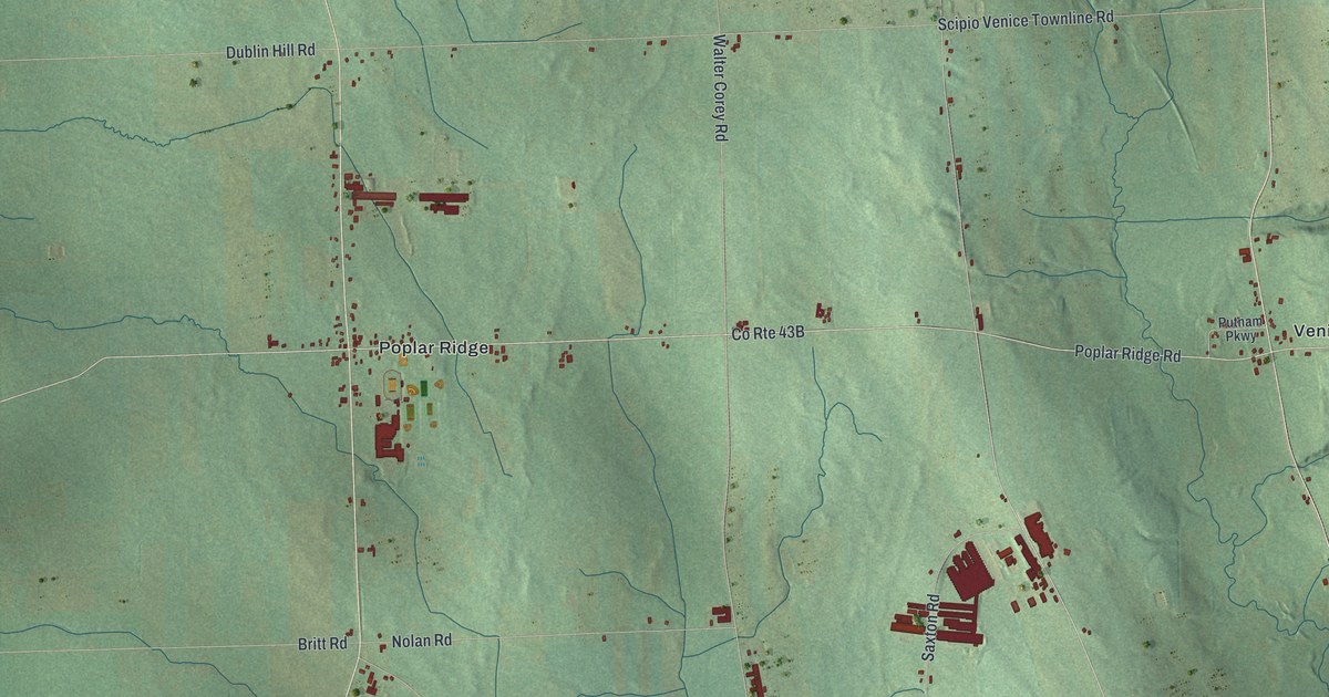 Map of Venice, New York
