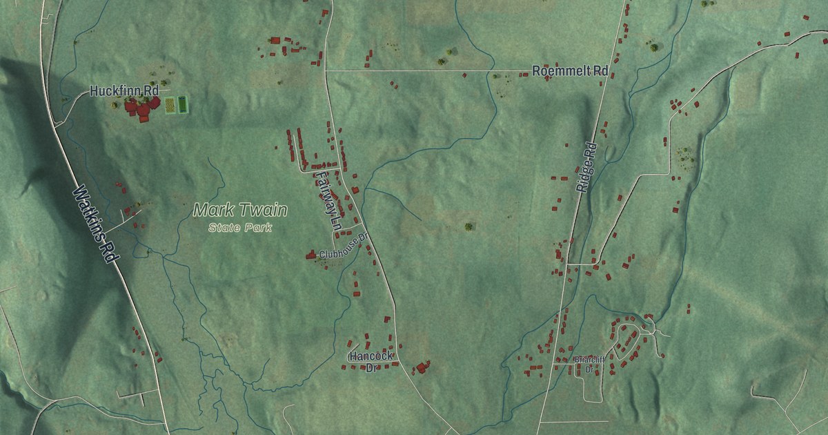 Map of Veteran, New York