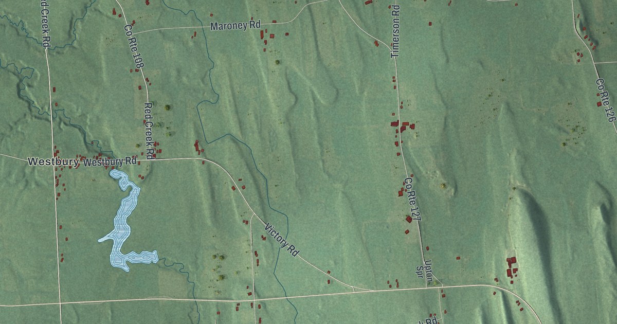 Map of Victory, New York
