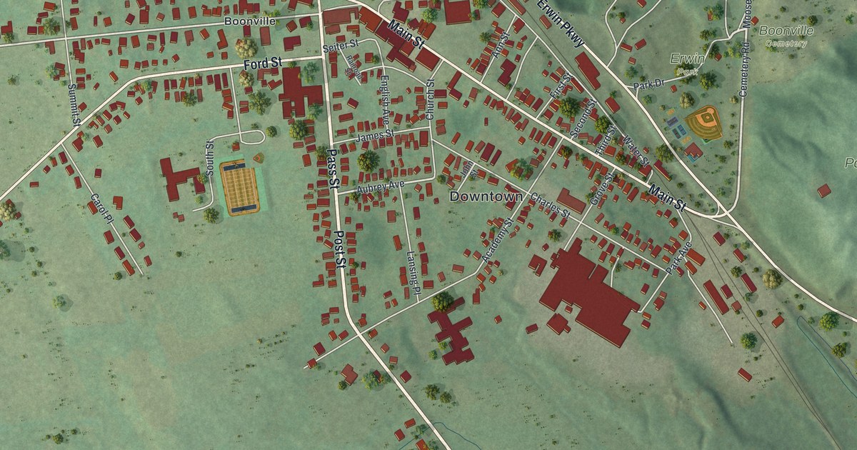Map of the Village of Boonville, New York