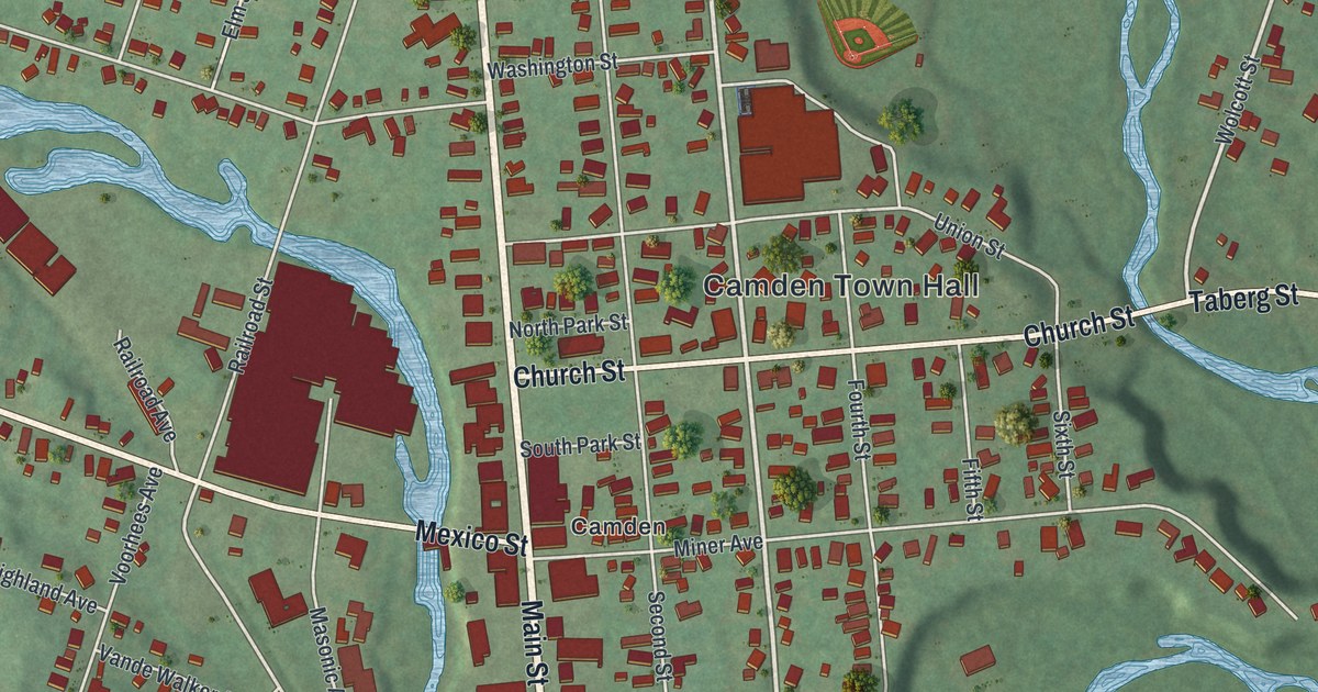 Map of the Village of Camden, New York