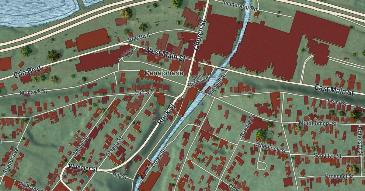 Map of the Village of Canajoharie, New York