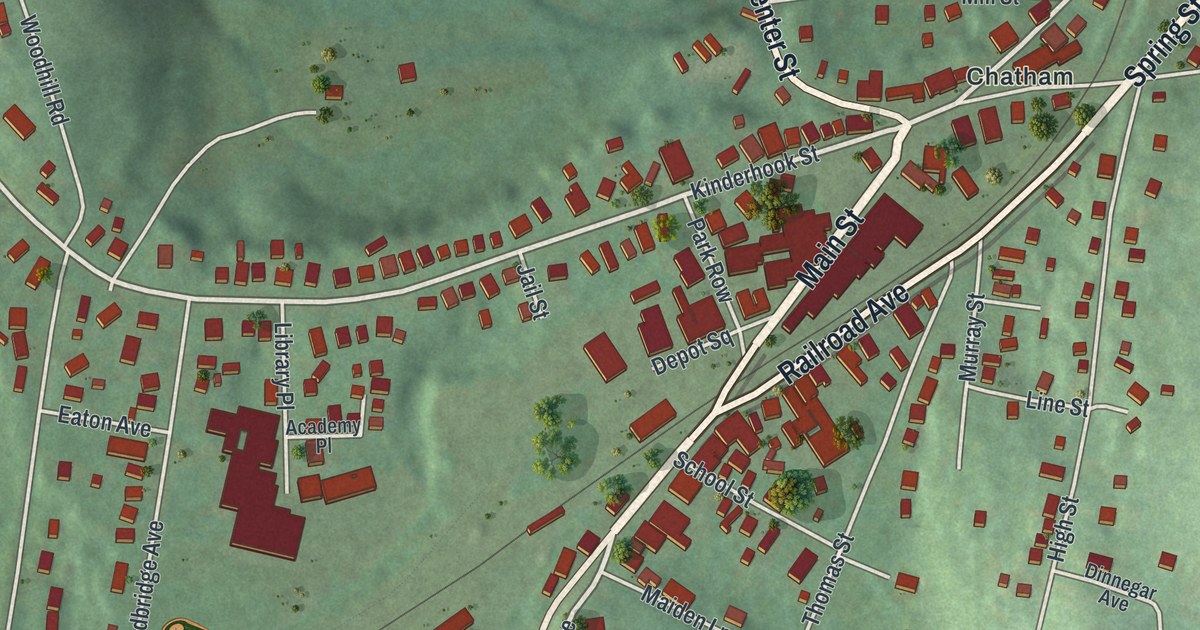 Map of the Village of Chatham, New York