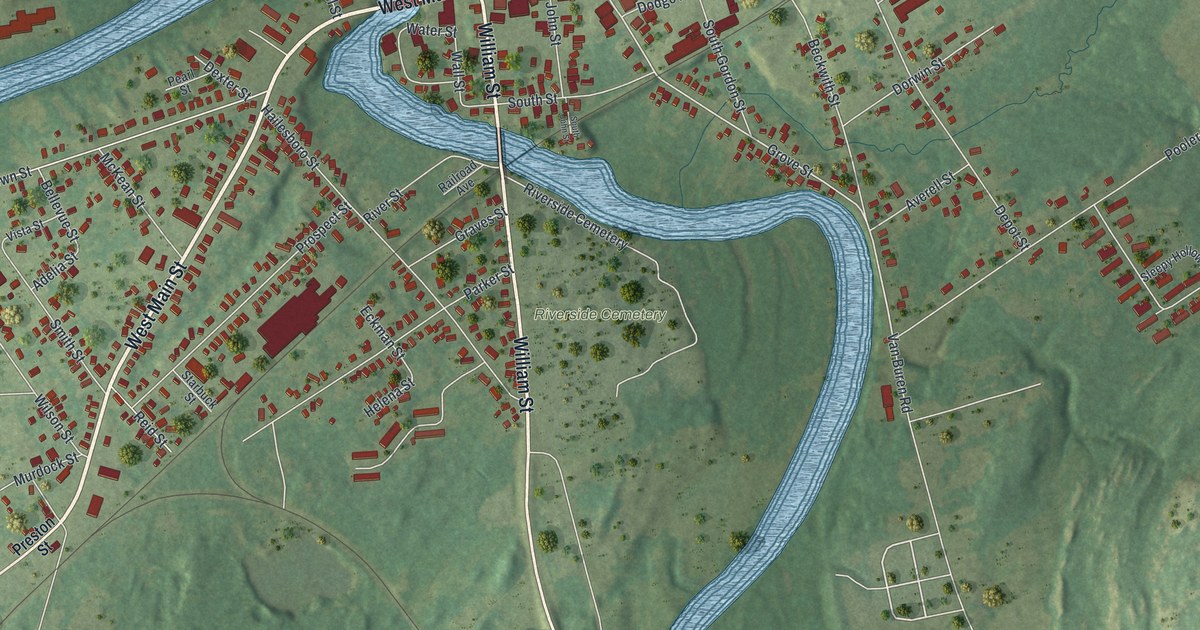 Map of the Village of Gouverneur, New York