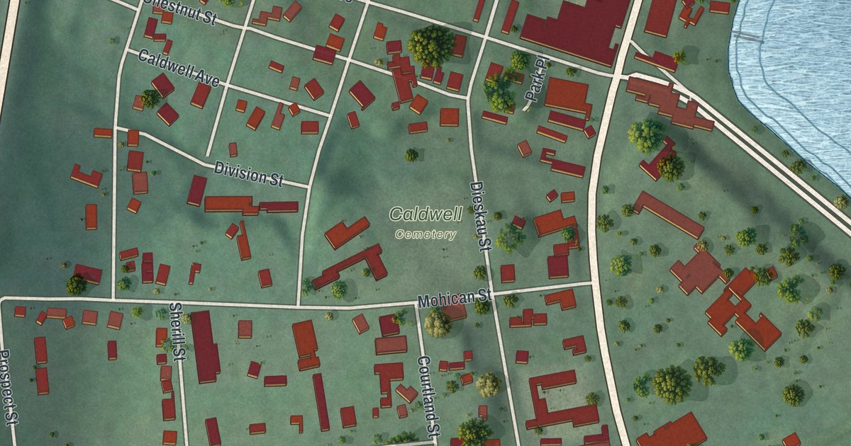 Map of the Village of Lake George, New York