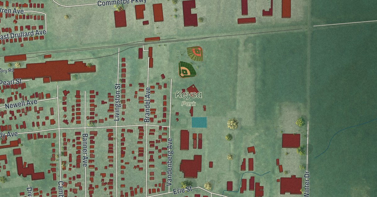 Map of the Village of Lancaster, New York