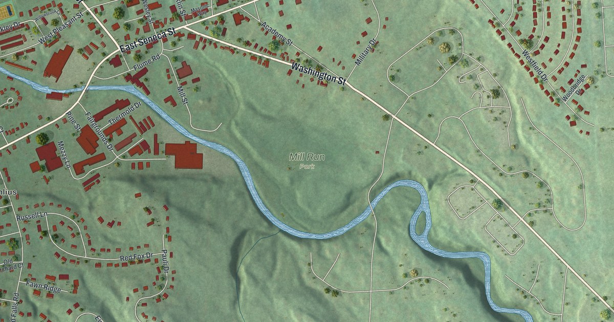 Map of the Village of Manlius, New York