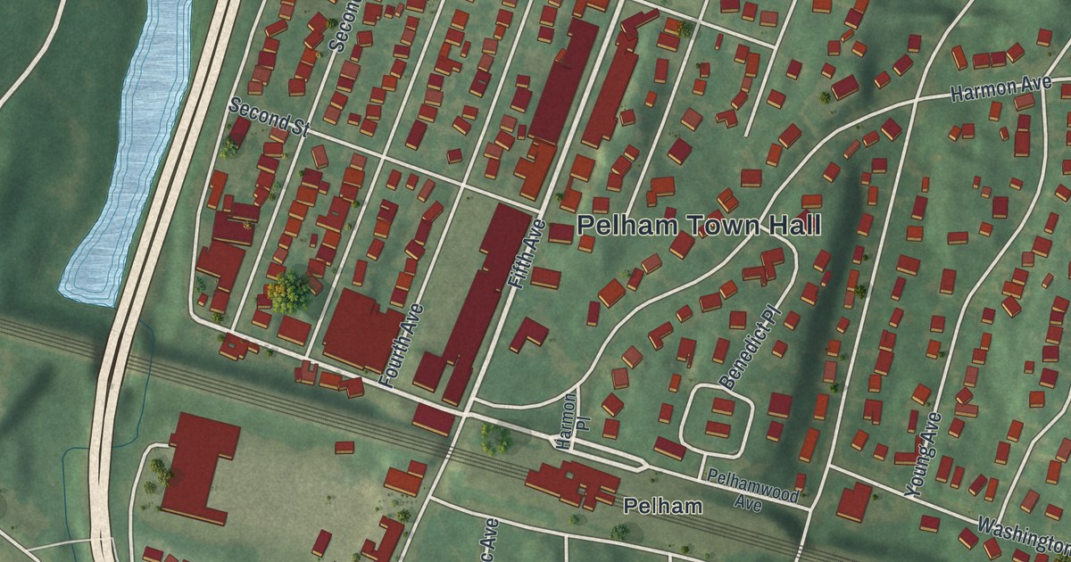 Map of the Village of Pelham, New York