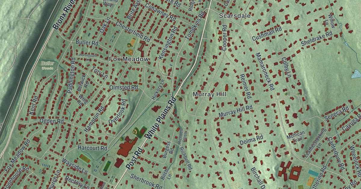 Map of the Village of Scarsdale, New York