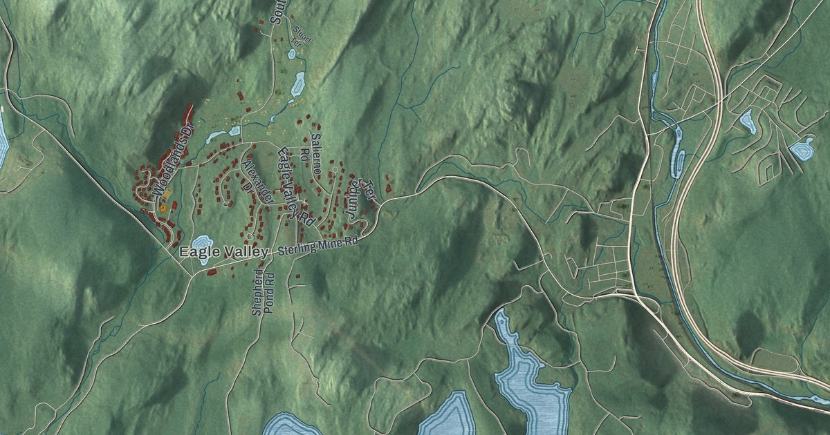 Map of the Village of Tuxedo, New York