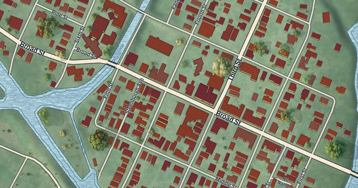 Map of the Village of Waterford, New York