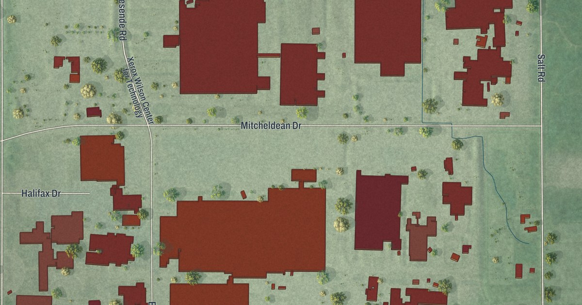 Map of the Village of Webster, New York