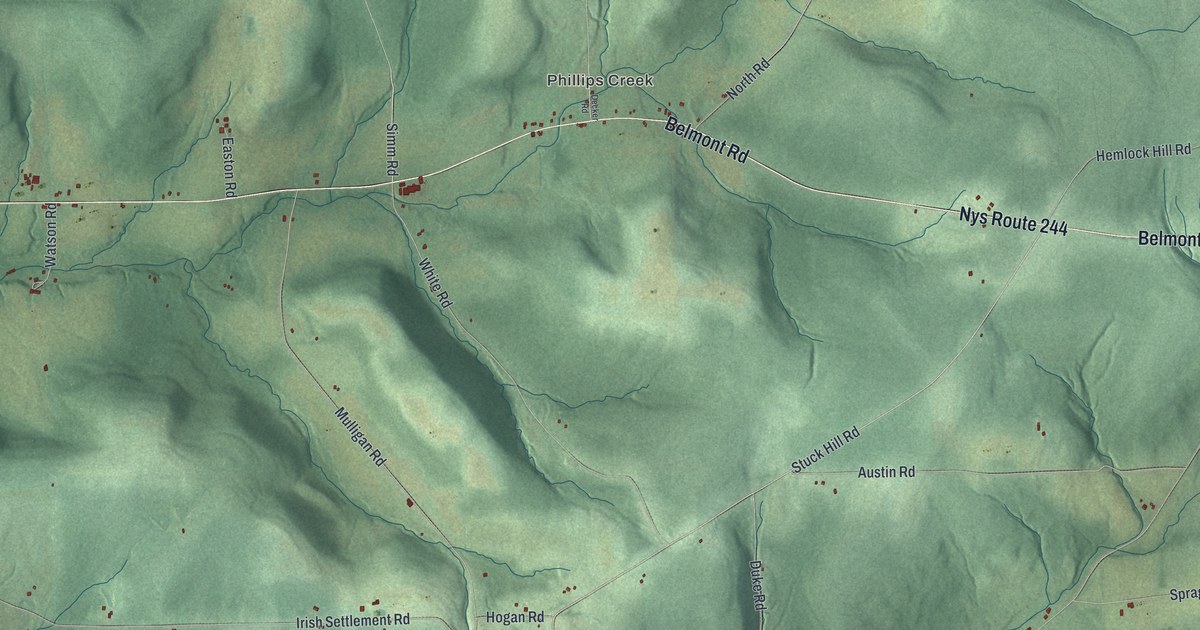 Map of Ward, New York