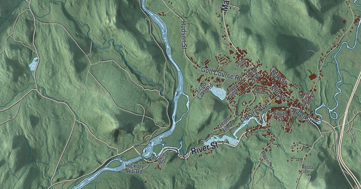 Map of Warrensburg, New York