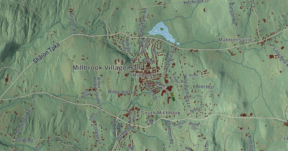 Map of Washington, New York