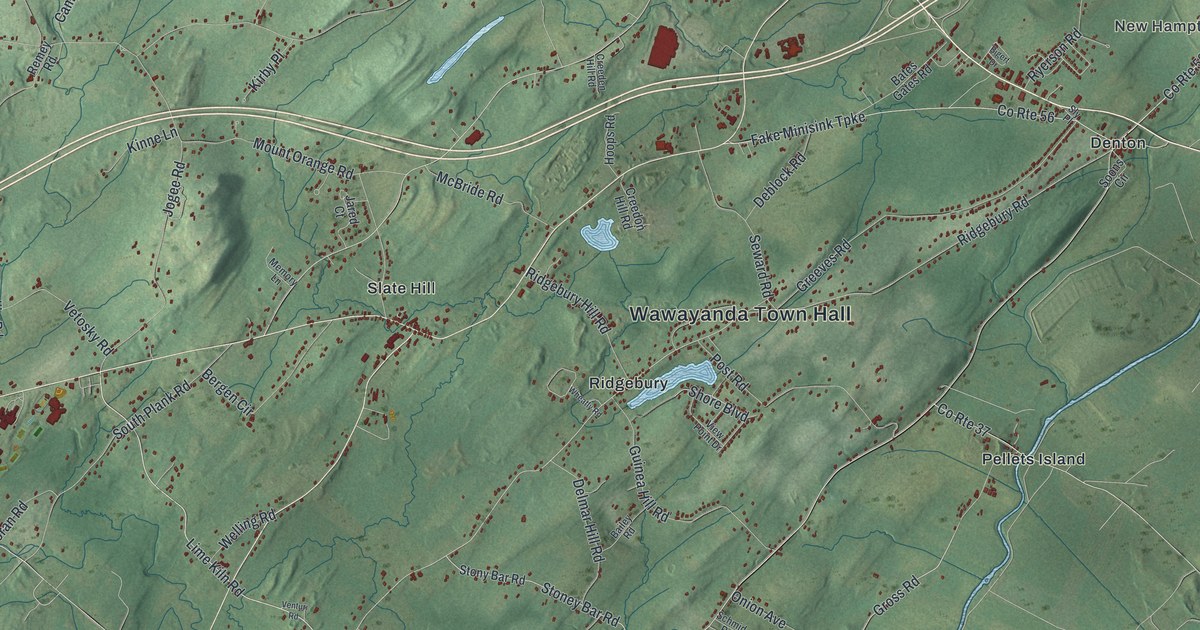 Map of Wawayanda, New York