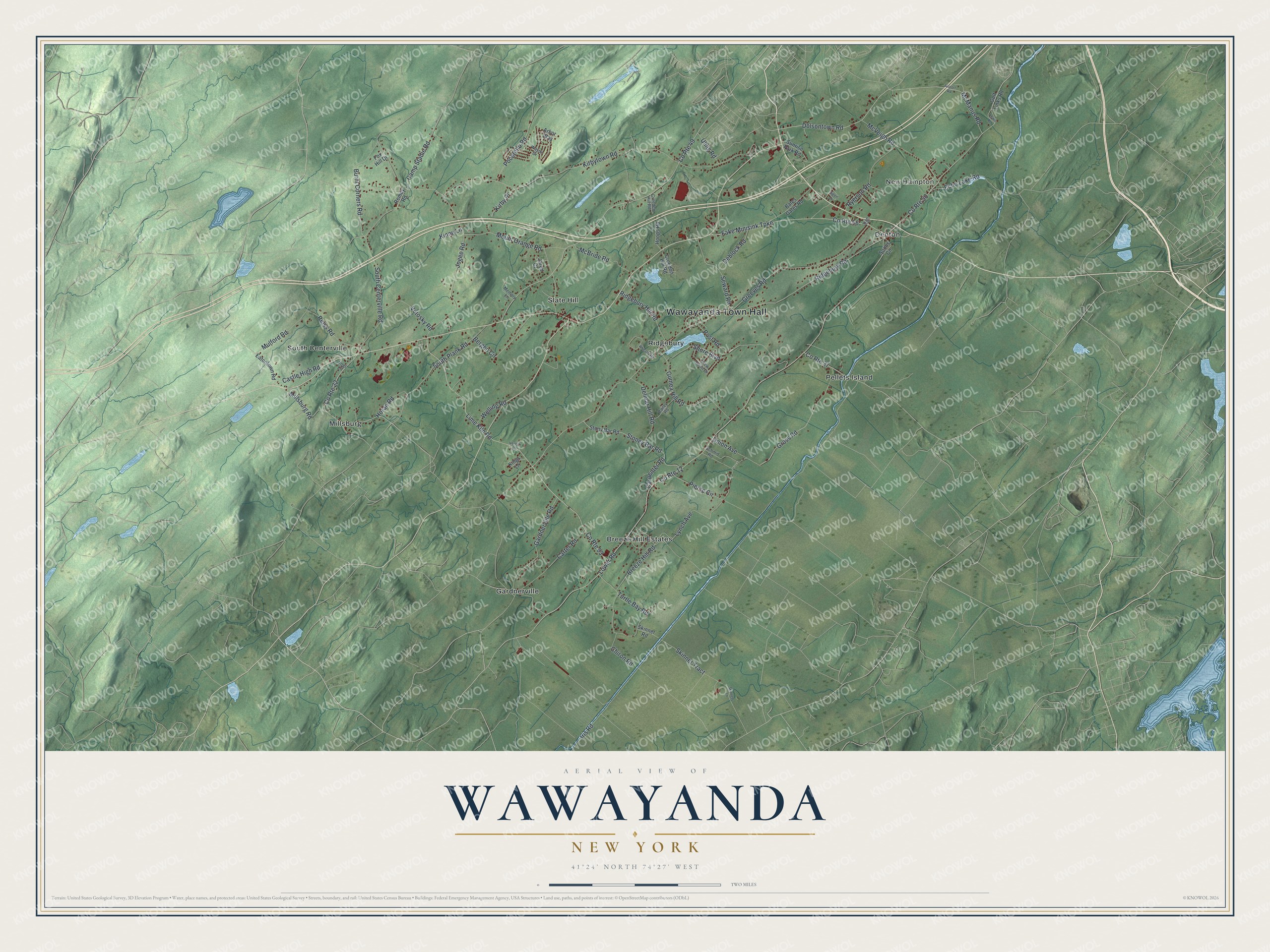 Watermarked full-map preview of Wawayanda, New York