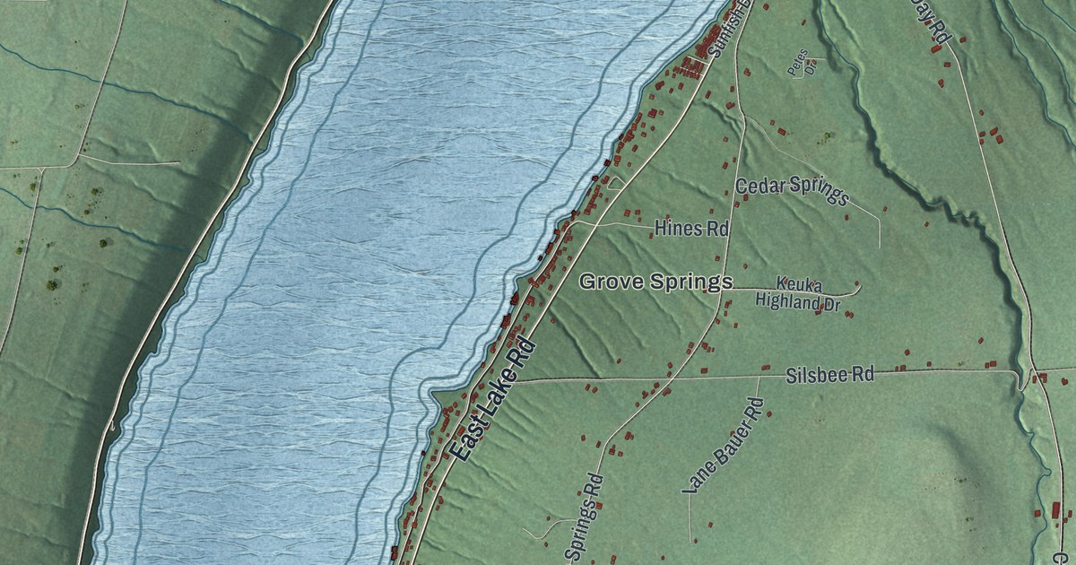 Map of Wayne, New York