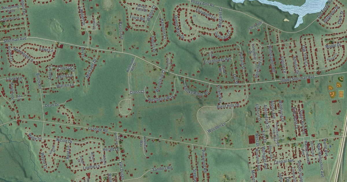 Map of West Glens Falls, New York