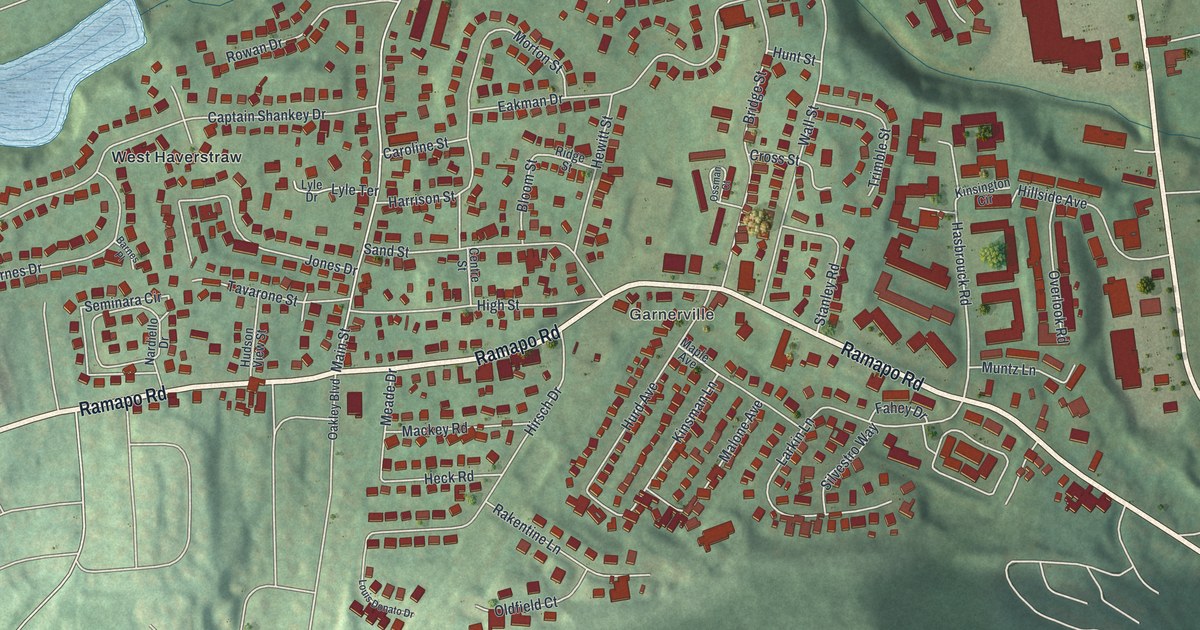 Map of West Haverstraw, New York