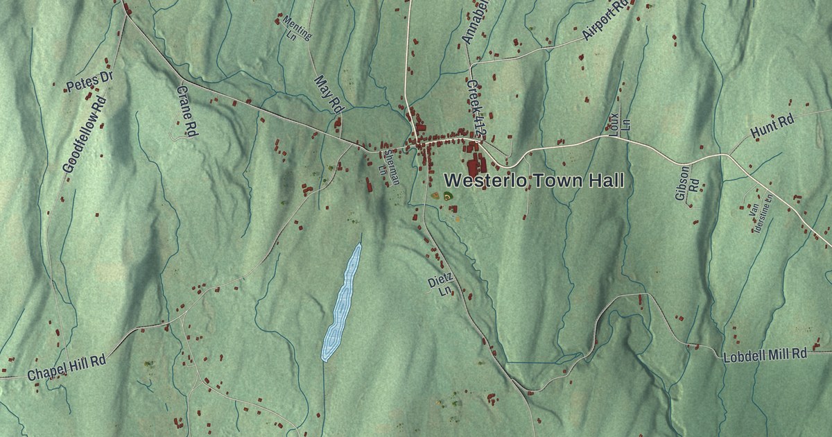 Map of Westerlo, New York