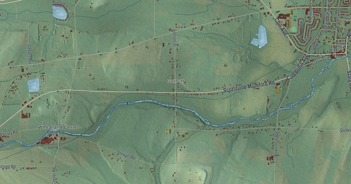 Map of Wheatland, New York