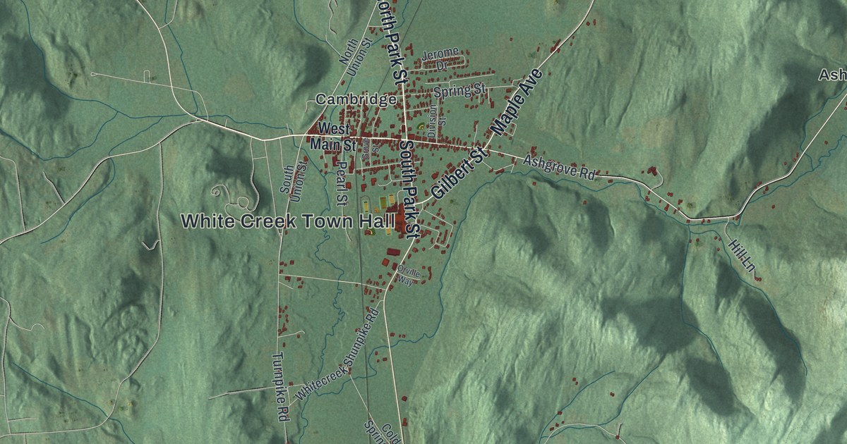 Map of White Creek, New York