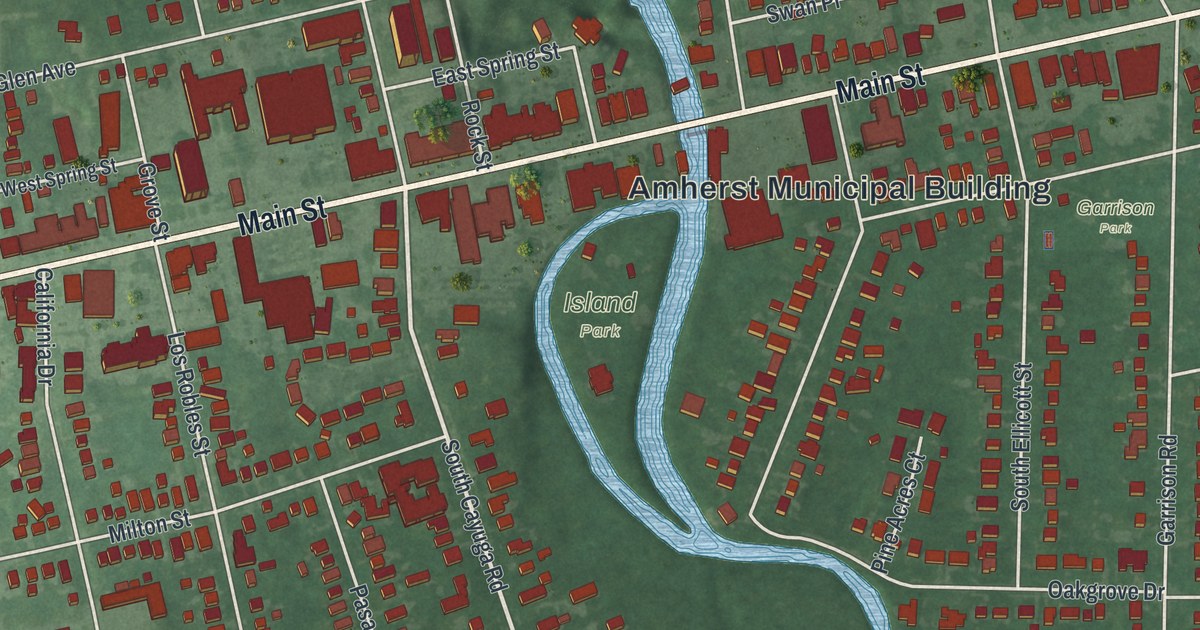 Map of Williamsville, New York
