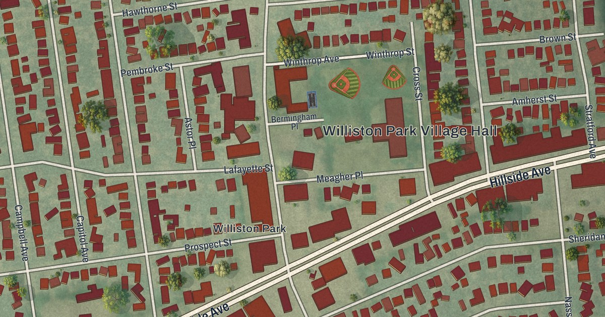 Map of Williston Park, New York