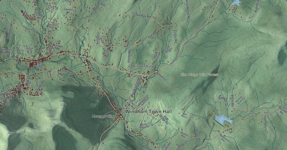 Map of Windham, New York