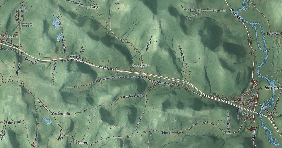 Map of Windsor, New York