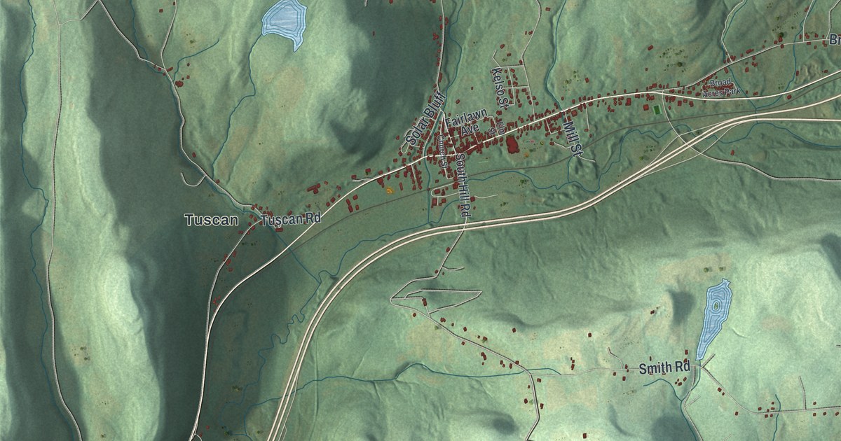 Map of Worcester, New York