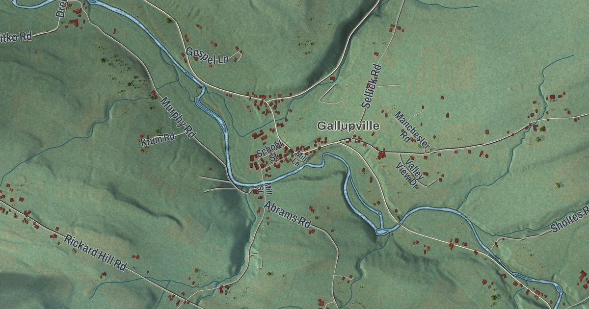 Map of Wright, New York