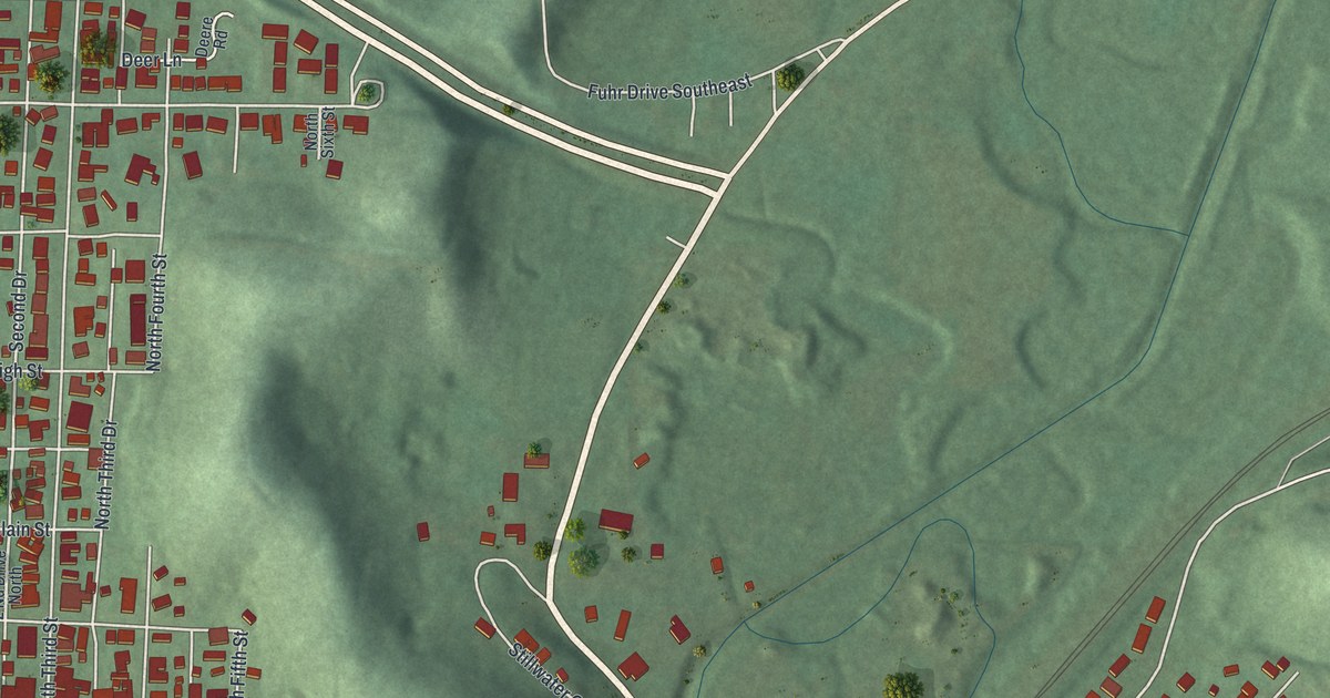 Map of Dennison, Ohio in 2026